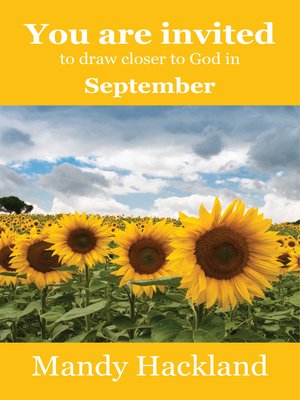cover image of You Are Invited to Draw Closer to God in September